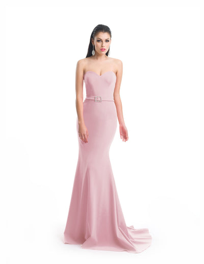 Jadore - J5086 Strapless Sweetheart Trumpet Dress Prom Dresses 2 / Hot Pink