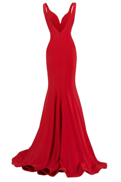 Janique - JQ1820 Sleeveless Vibrant Crepe Mermaid Gown Special Occasion Dress