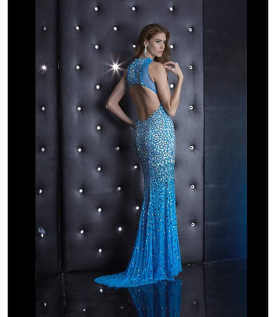 Jasz Couture - 5058 Dress in Turquoise Special Occasion Dress