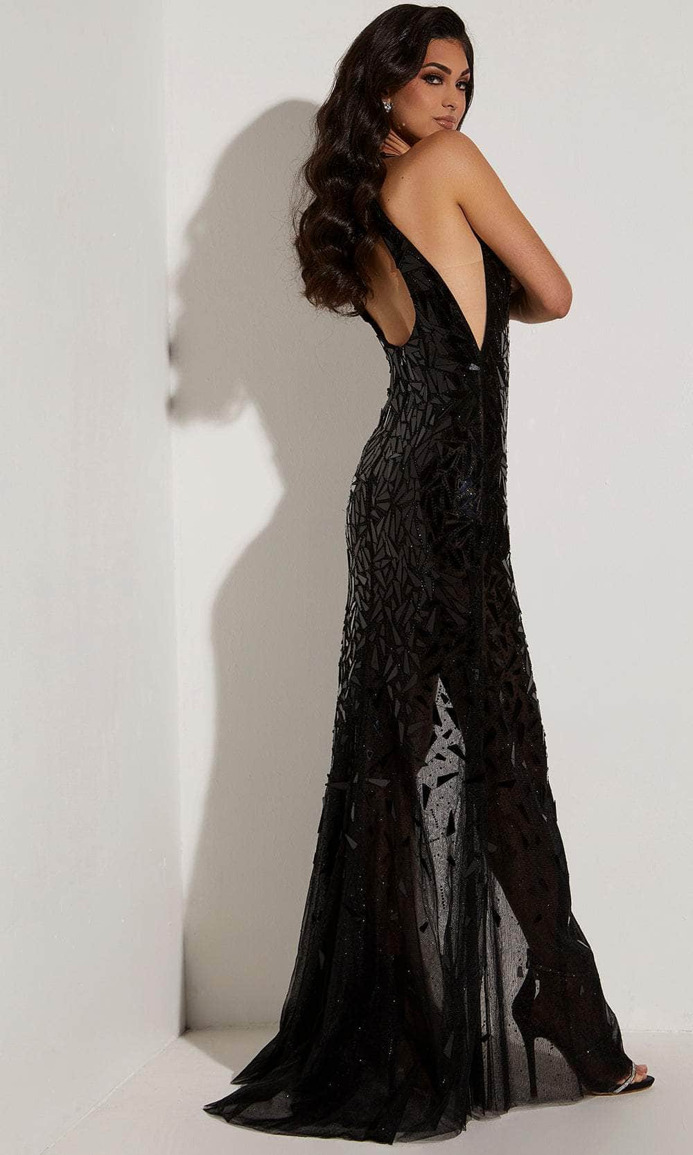Jasz Couture 7415 - Embellished V-Neck Evening Dress Special Occasion Dress