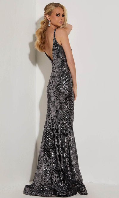 Jasz Couture 7432 - Deep V-Neck Sleeveless Dress Special Occasion Dress