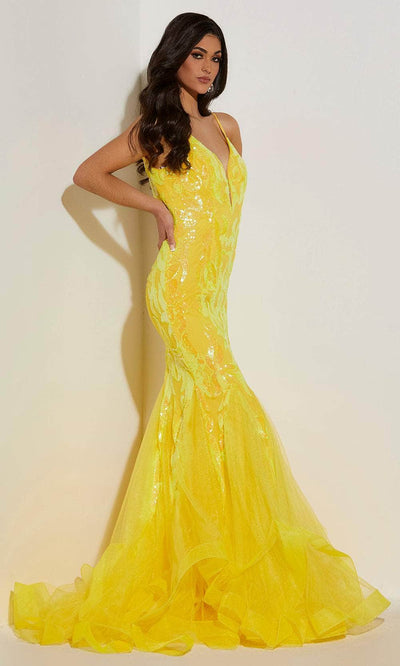 Jasz Couture 7443 - Sweetheart Mermaid Dress Special Occasion Dress 000 / Yellow