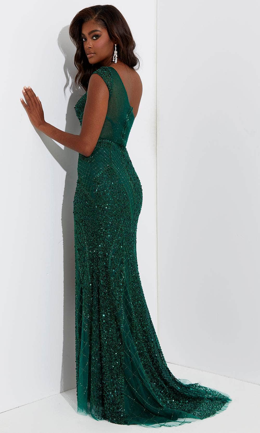 Jasz Couture 7522 - Beaded Illusion Cutout Prom Dress Special Occasion Dress