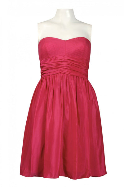 Jessica Simpson - JS2X3879 Short Stitched Sweetheart A-Line Dress In Pink