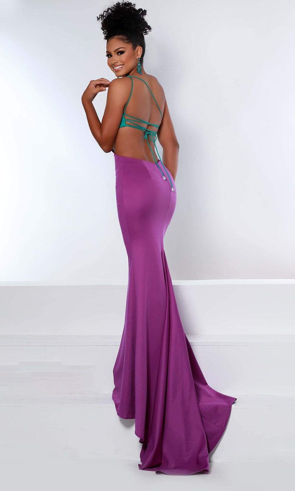Johnathan Kayne - 2402 Asymmetrical One - Shoulder Gown Prom Dresses