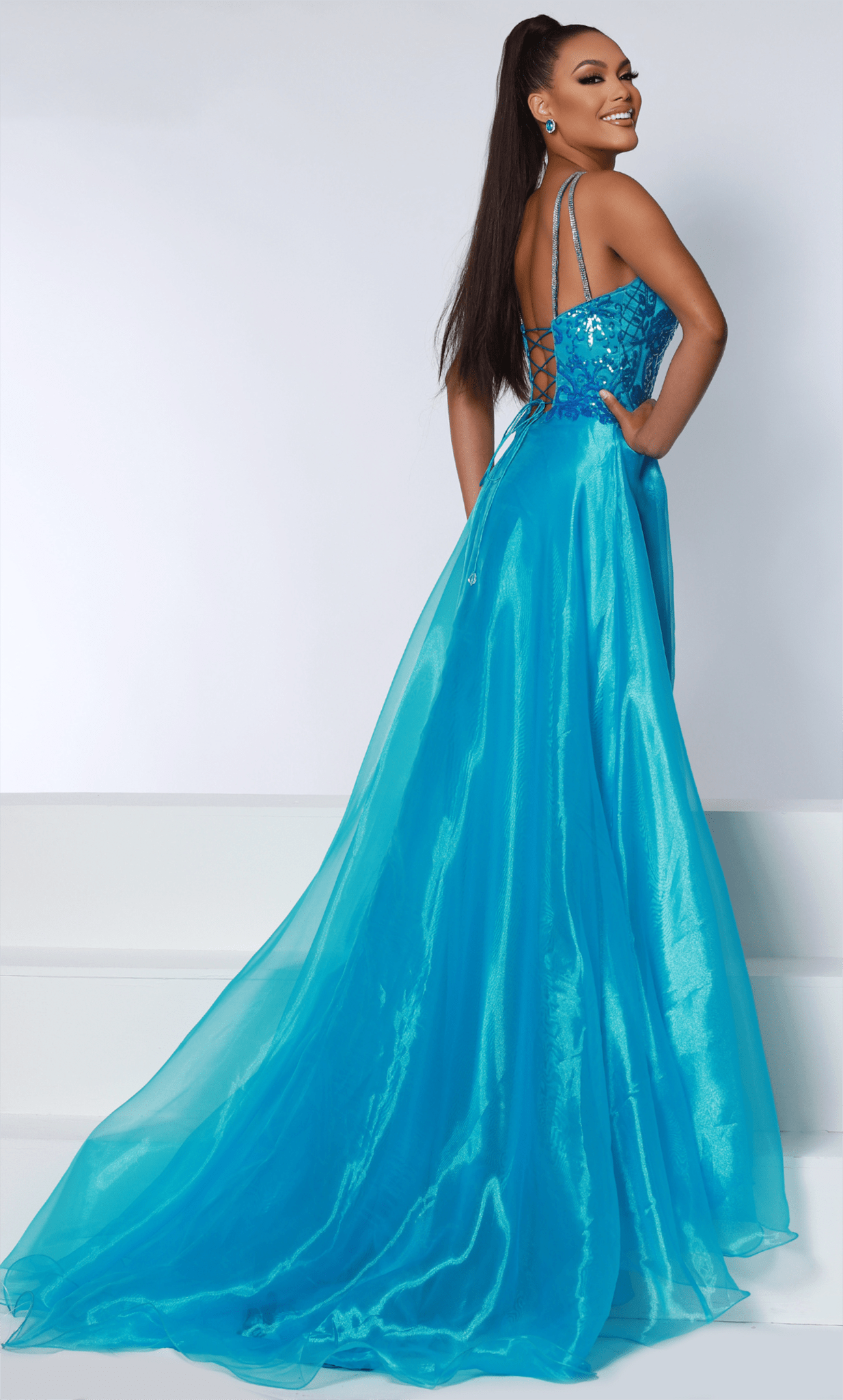 Johnathan Kayne 2627 - Embroidered Cutout Evening Gown Special Occasion Dress