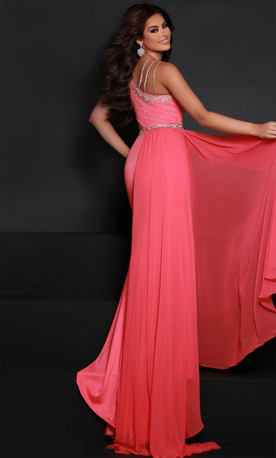 Johnathan Kayne 2688 - One Shoulder Sheath Evening Gown Prom Dresses