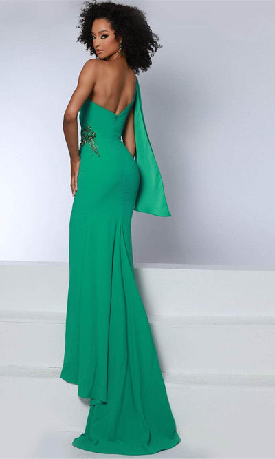 Johnathan Kayne 2864 - Cape Sleeve One Shoulder Evening Dress Evening Dreses 