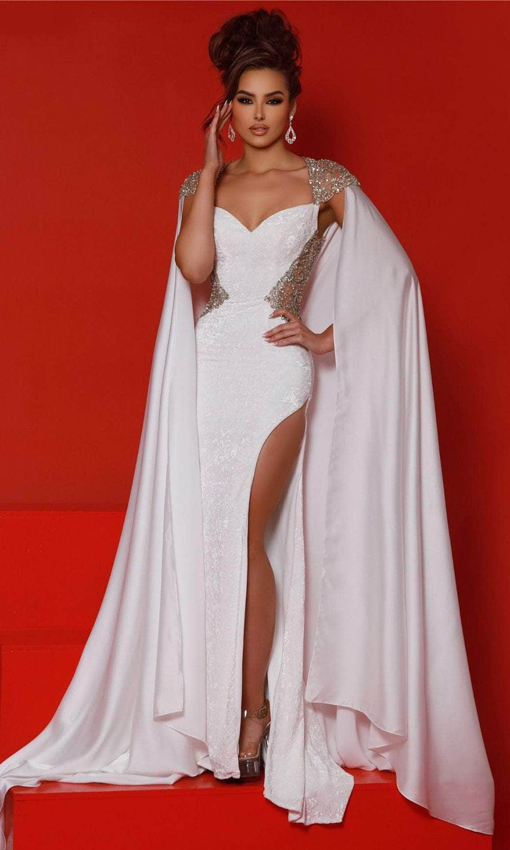 Johnathan Kayne 2879 - Long Crushed Velvet, Stretch Lining, Stretch ...