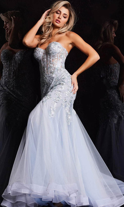 Jovani 22924 - Laced Sweetheart Mermaid Prom Gown Special Occasion Dresses