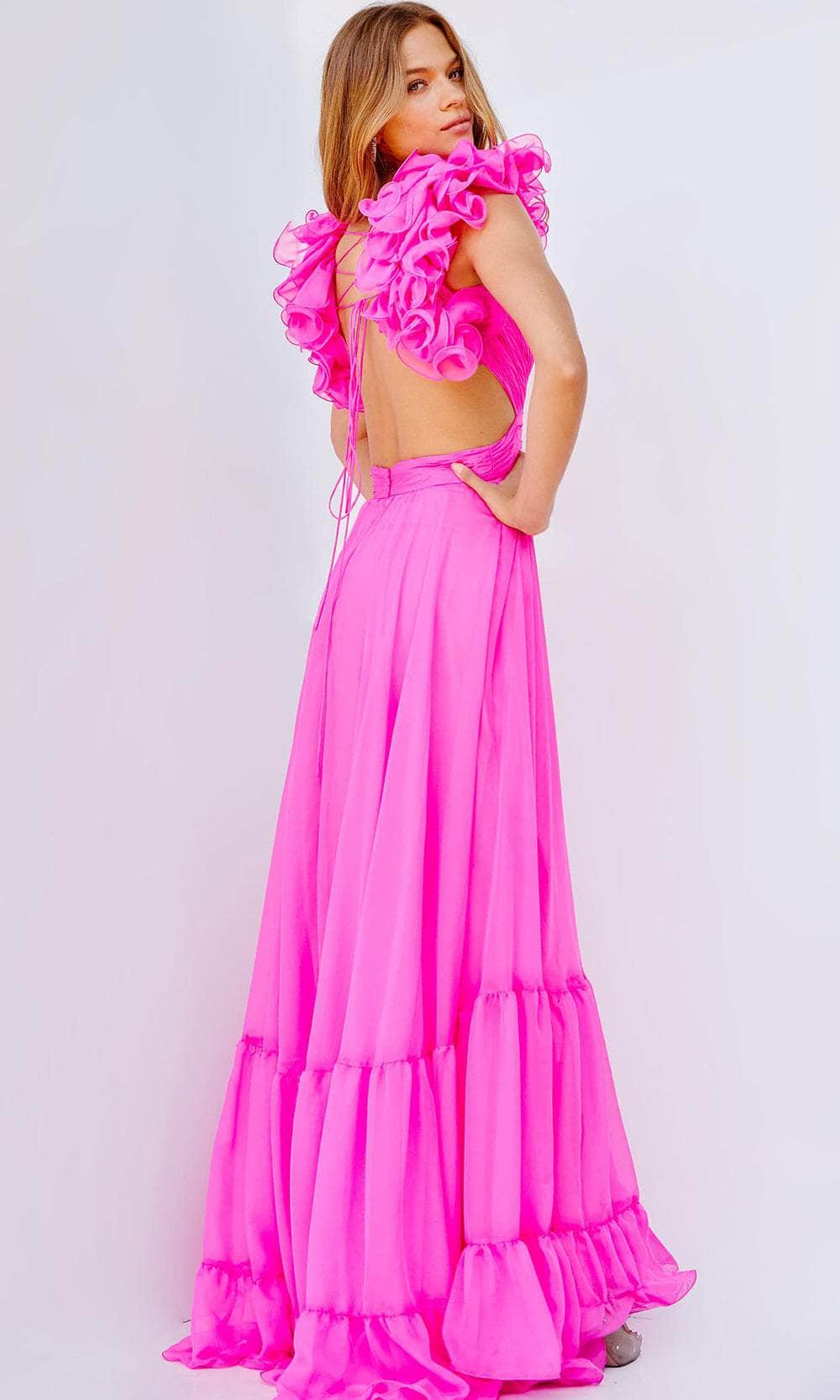 Jovani 23322SC - Ruched A-Line Prom Dress Special Occasion Dress