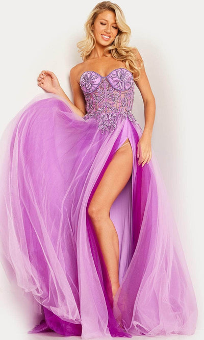 Jovani 23710 - Strapless Embellished Prom Dress Special Occasion Dresses