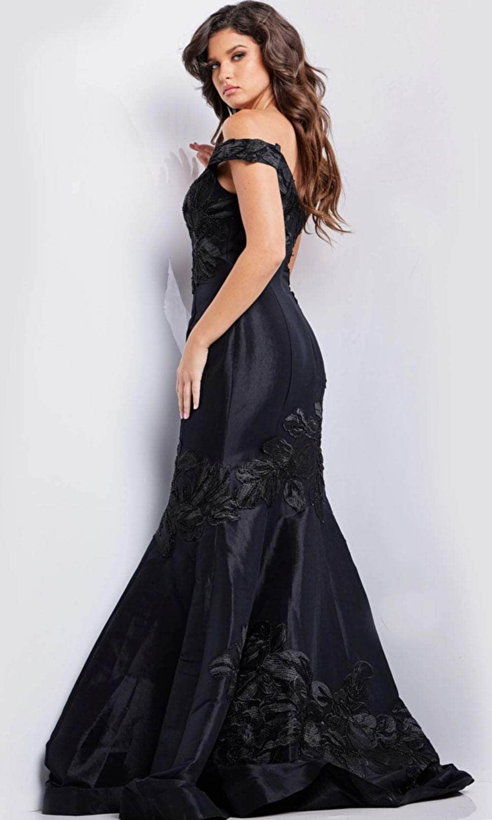 Jovani 23928 - Embroidered Off-Shoulder Evening Dress Special Occasion Dresses