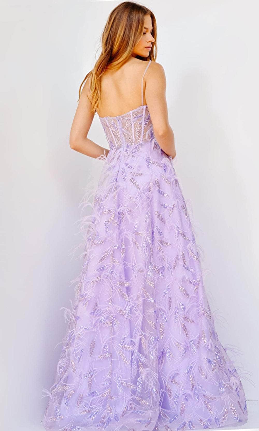 Jovani 24078 - Semi-Sweetheart Corseted A-line Gown Prom Dresses
