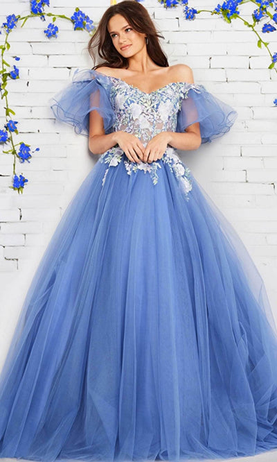 Jovani 24575 - Floral Ballgown