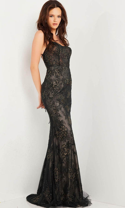 Jovani 25956 - Sleeveless Lace-Up Back Evening Dress Special Occasion Dresses