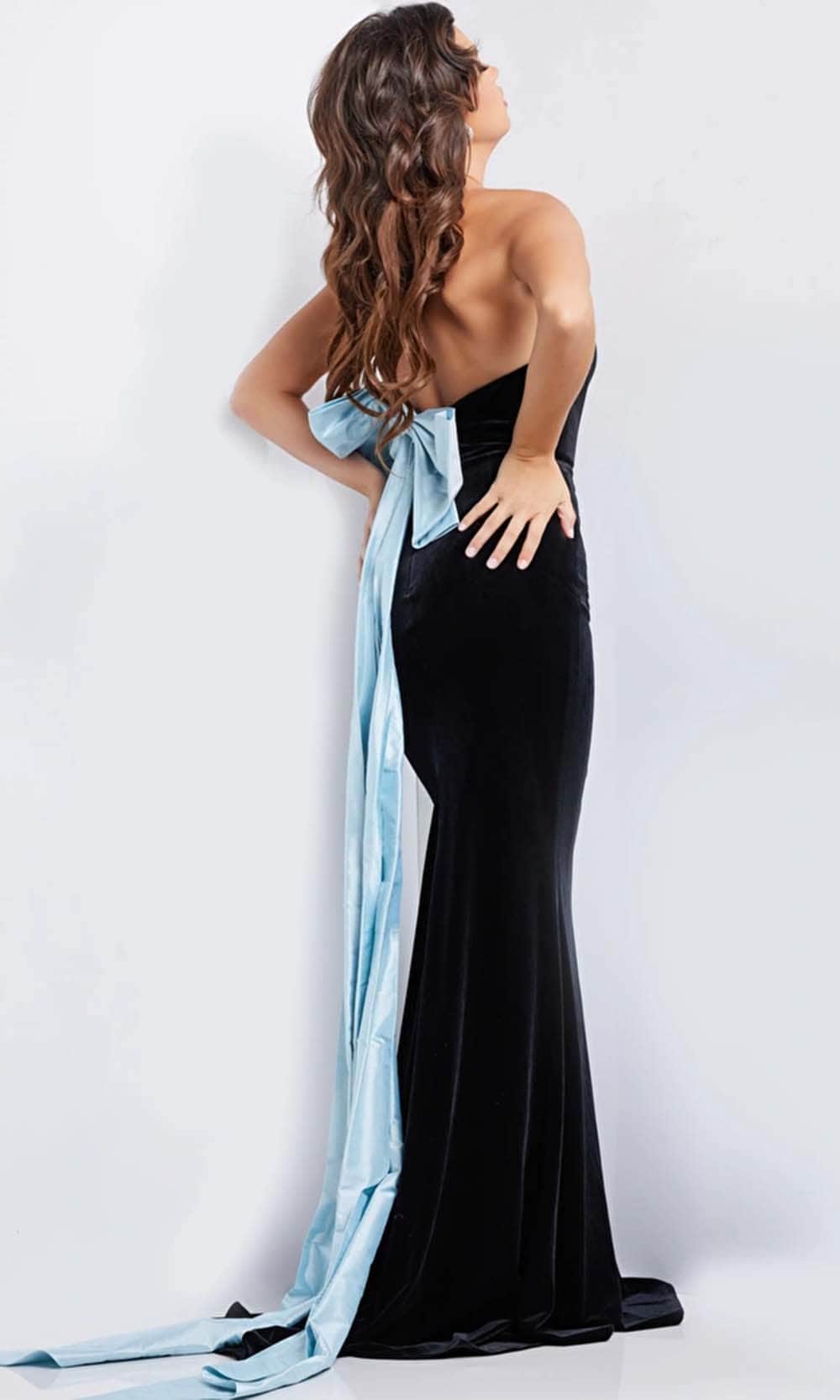 Jovani 26227 - Cascading Bow Evening Dress Special Occasion Dresses