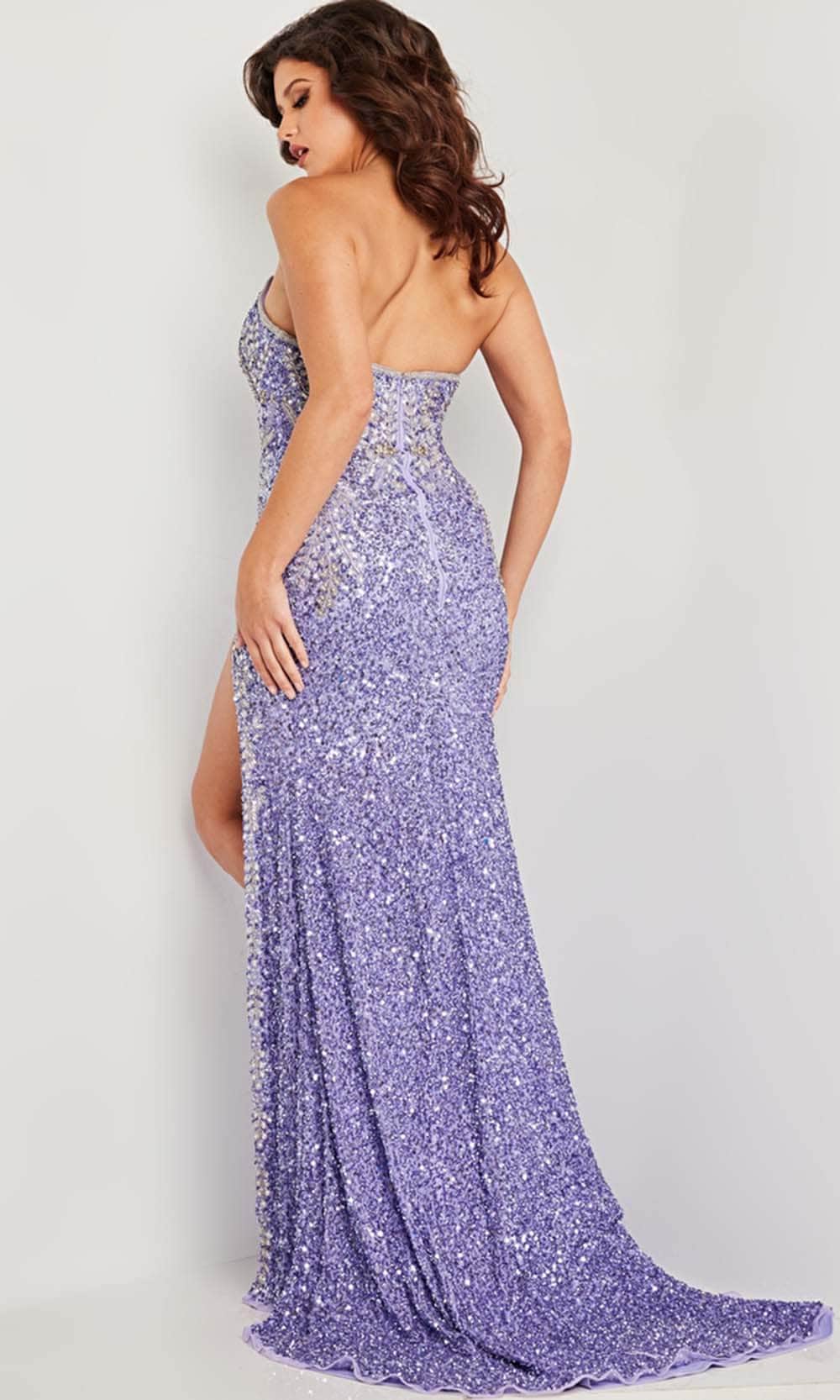 Jovani 36537 - Strapless Embellished Prom Gown Special Occasion Dresses