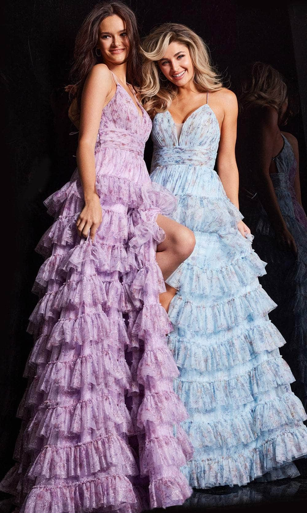 Jovani Floral Prom Dress