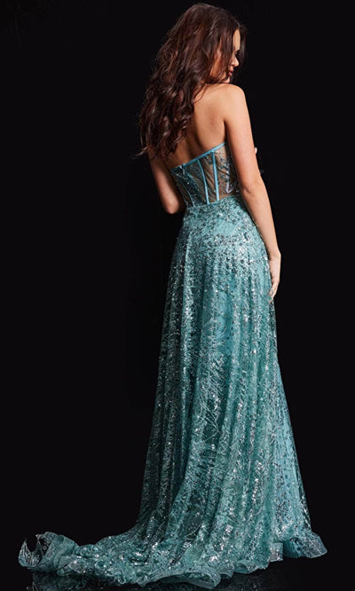 Jovani 36736 - Sweetheart Glitter Sequin Prom Gown Special Occasion Dresses