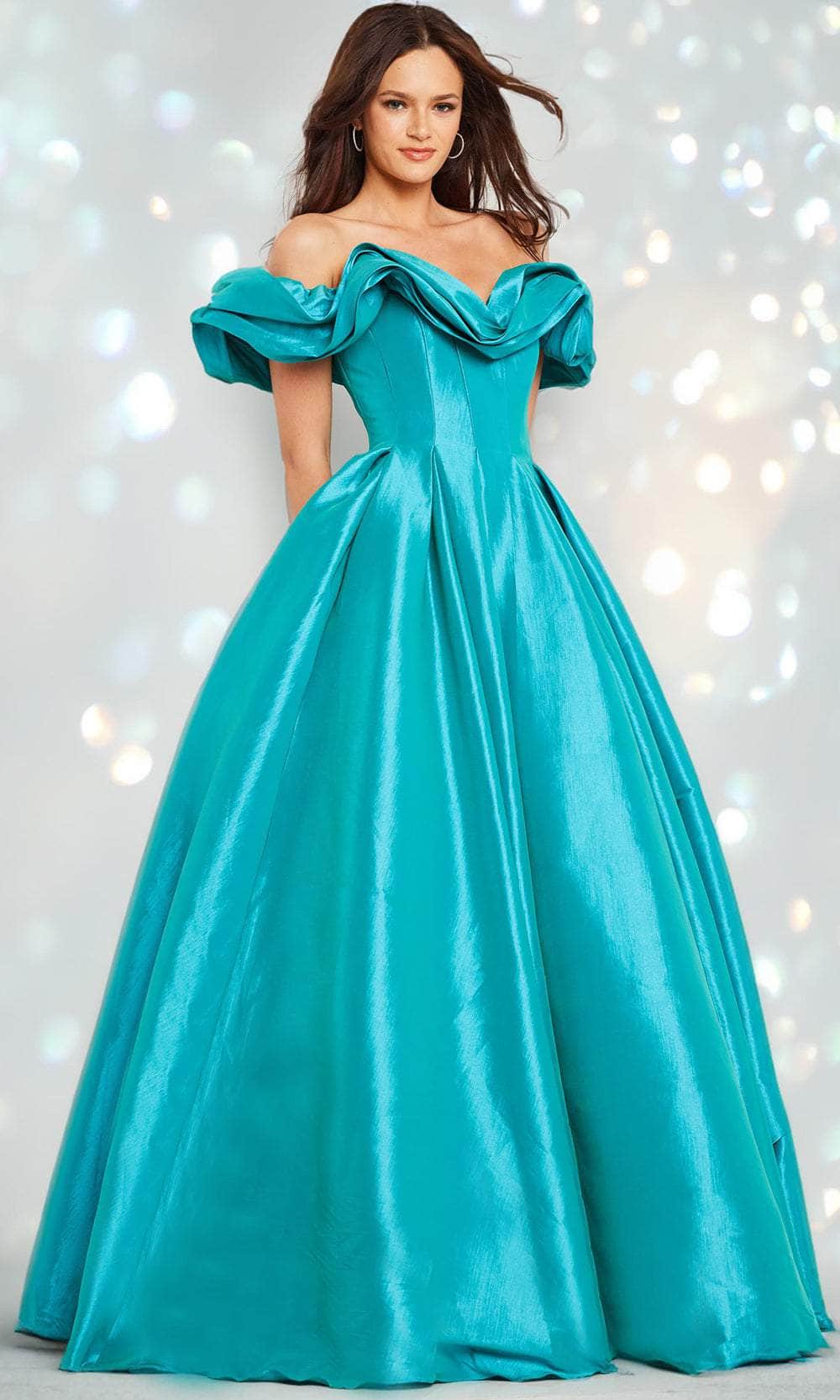 Jovani 37476 - Sleek Ruffled Ballgown Special Occasion Dresses