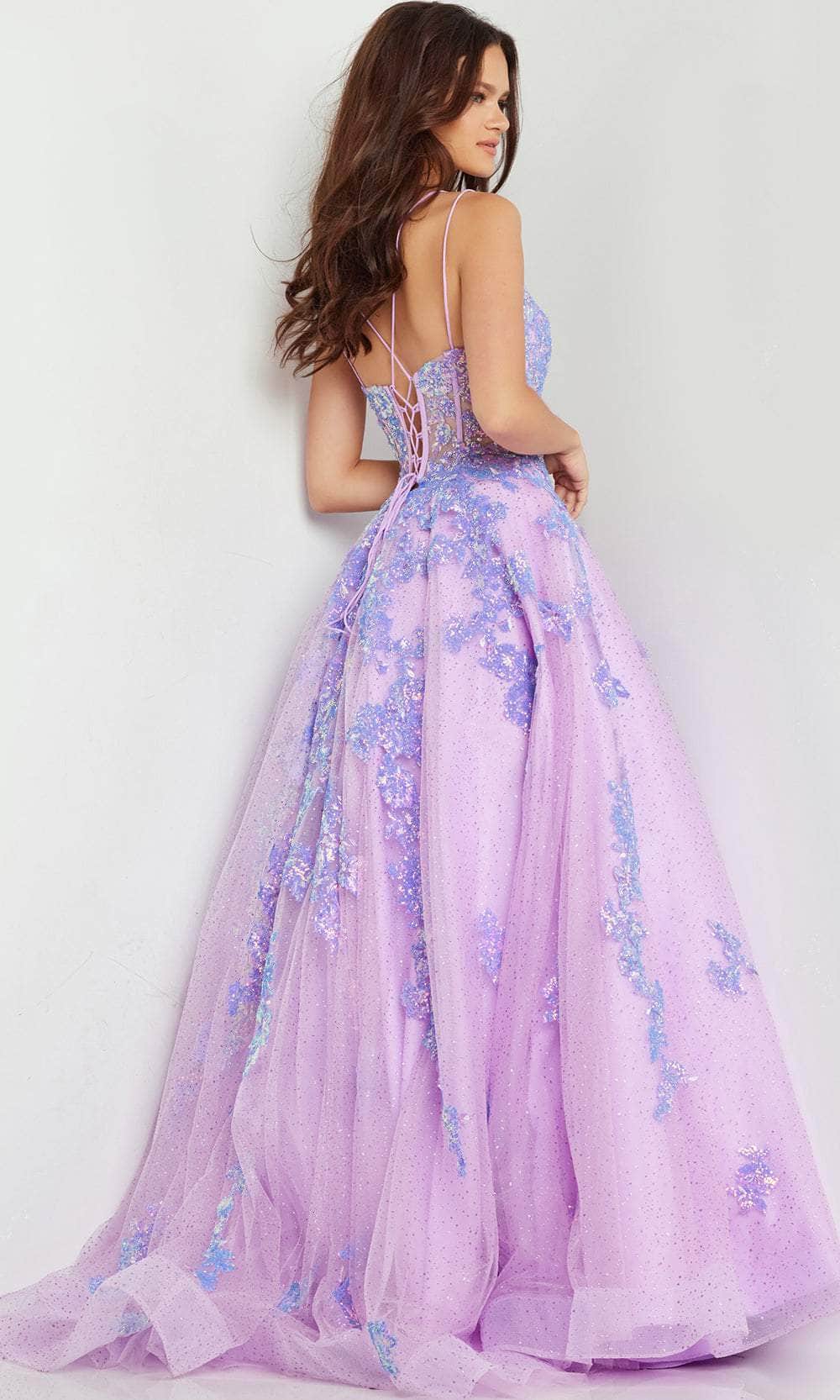 Jovani 37700 - Corset Dual Strapped A-line Gown Special Occasion Dresses