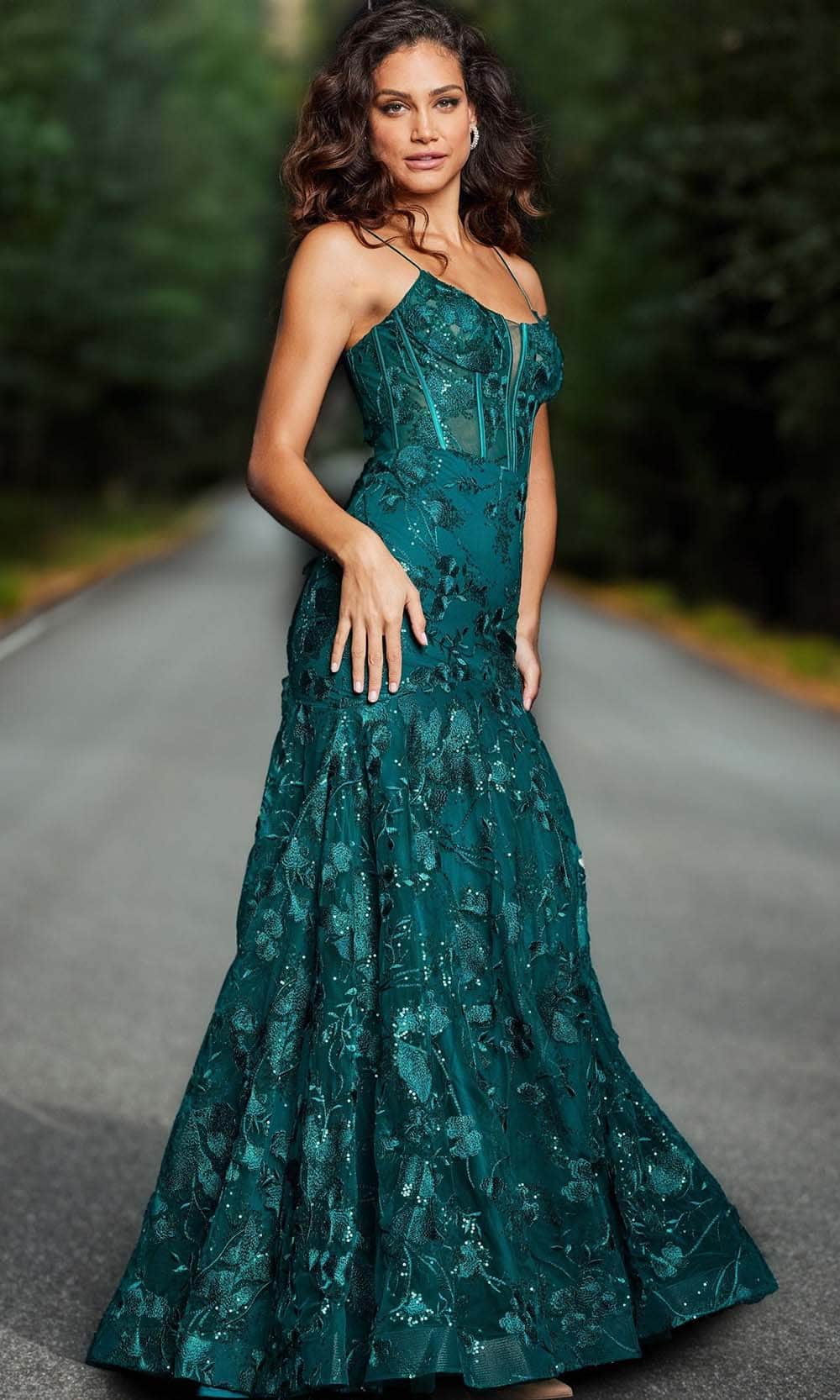 jovani embroidered dress Blush Embroidered Sheath Dress 22343