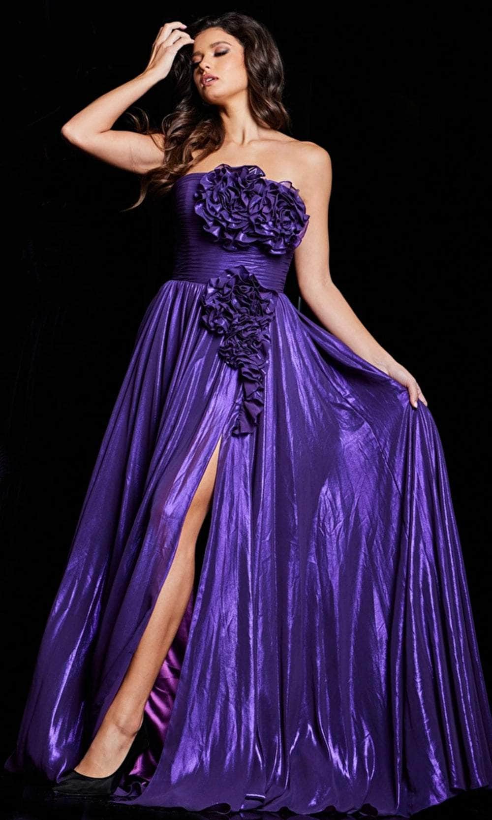 Jovani 38280 - Off Shoulder Pleated Evening Dress Special Occasion Dresses