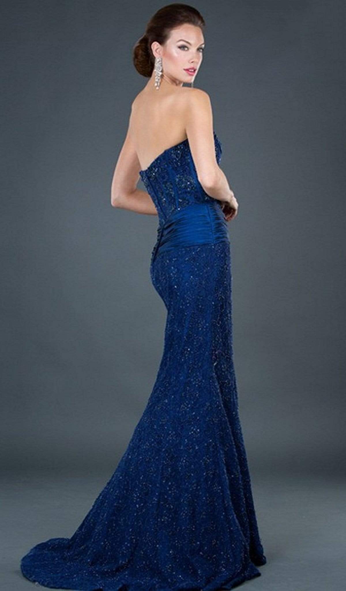 Jovani 5470SC - Straight-Across Beaded Gown Special Occasion Dress