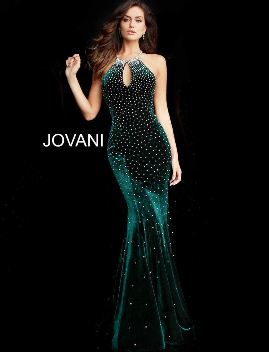 Jovani 65312ASC - Strappy Racer Back Beaded Prom Dress Special Occasion Dress 0 