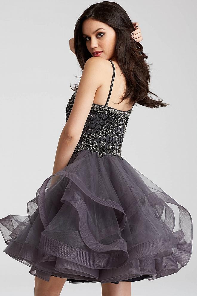 Jovani Embellished Sweetheart A-Line Dress 54414 - 1 pc White In Size 0 Available CCSALE