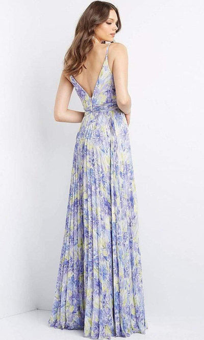 JVN by Jovani JVN08491SC - Sleeveless Printed Prom Gown Prom Dresses