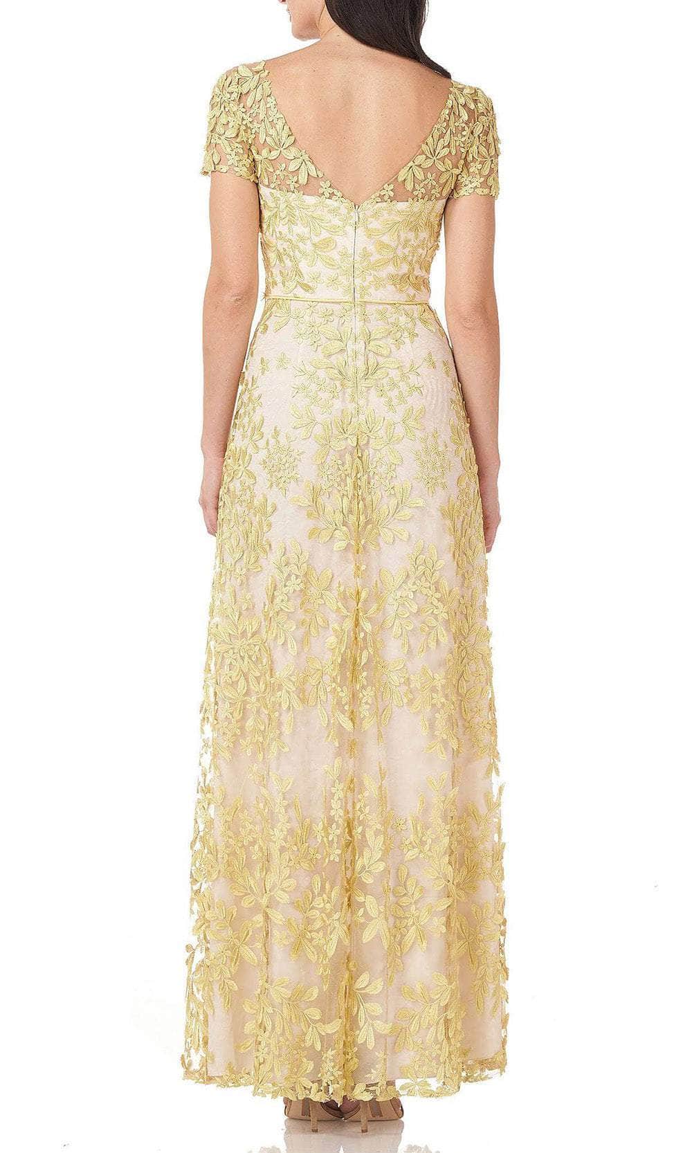 Js Collections 8612382 - Illusion Neck Embroidered Mesh Dress Special Occasion Dress