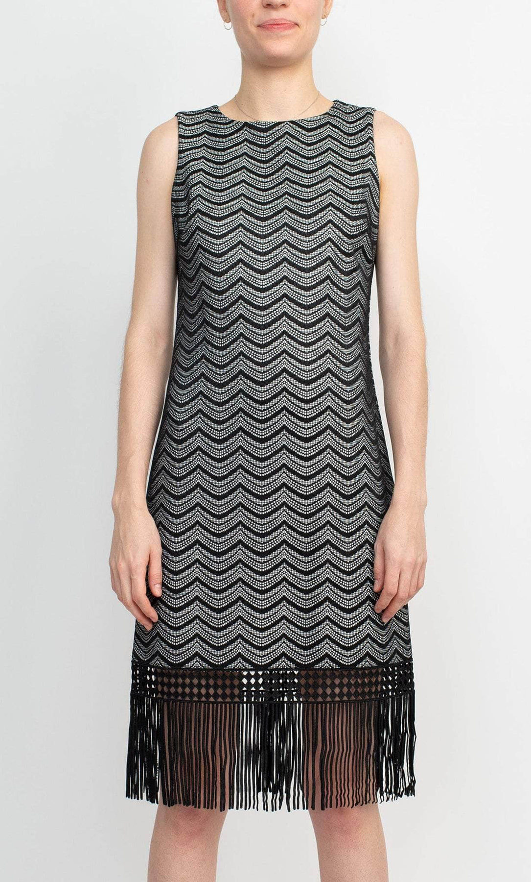 Julia Jordan JJ36778 - Fringed Dress Julia Jordan JJ36778 - Fringed Dress