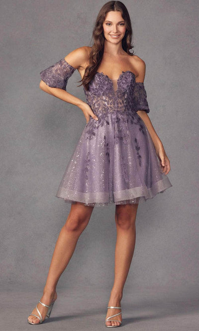 Juliet Dresses 909 - Lead-Embroidered Cocktail Dress Special Occasion Dress