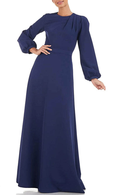 Kay Unger 5518334 - Long Sleeve Jewel Neck Long Dress Special Occasion Dress