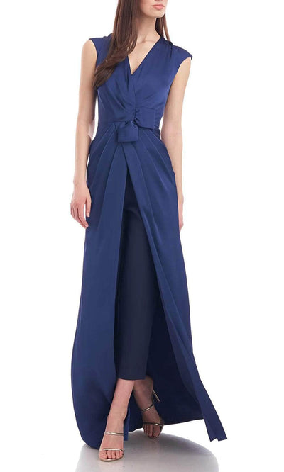 Kay Unger 5545927 - Cap Sleeve Jumpsuit with Overskirt Special Occasion Dress