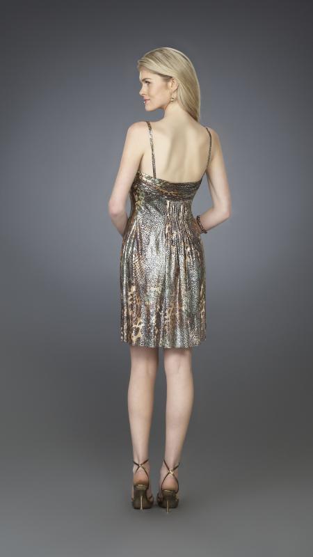 La Femme - 14024 Printed Sweetheart Short Sheath Dress Special Occasion Dress
