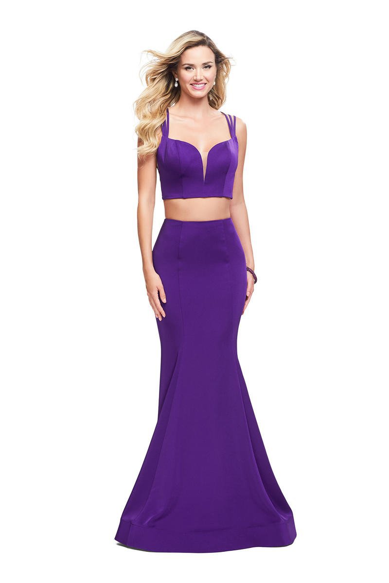 La Femme - 25553 Two Piece Sweetheart Mermaid Gown Special Occasion Dress