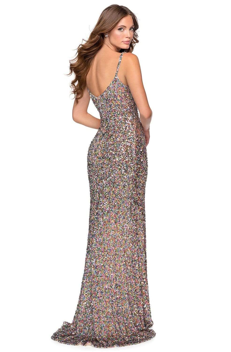 La Femme - 28482 Scoop Sequin Sheath Dress Evening Dresses