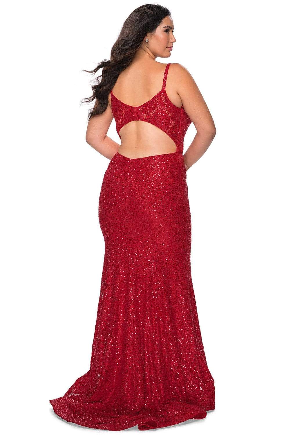 La Femme - 29063 Sequin Trumpet Prom Dress Evening Dresses