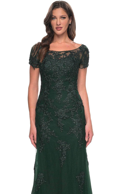 La Femme 29792 - Illusion Sheath Formal Dress Evening Dresses