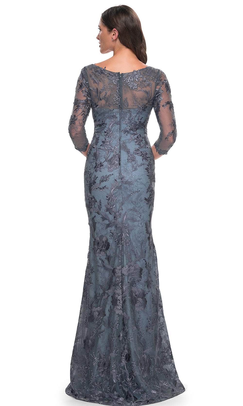La Femme 30130 - Floral Sheath Formal Dress Evening Dresses