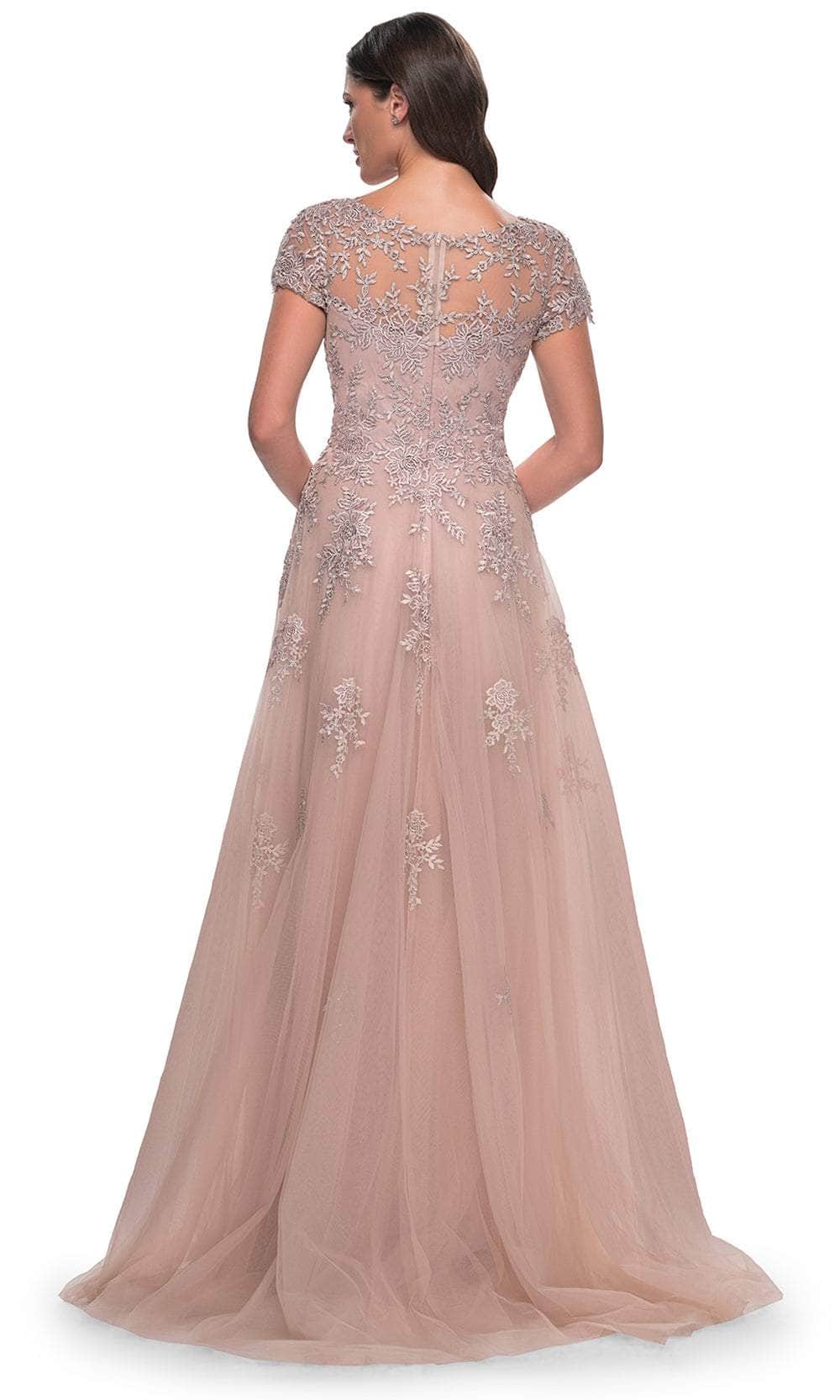 La Femme 30228 - Embroidered A-Line Formal Dress Evening Dresses