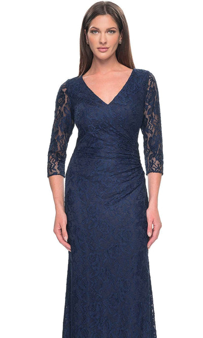 La Femme 30379 - Floral Lace Formal Dress Evening Dresses