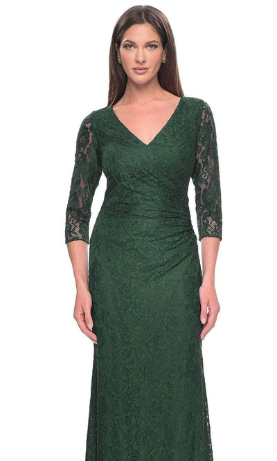 La Femme 30379 - Floral Lace Formal Dress Evening Dresses