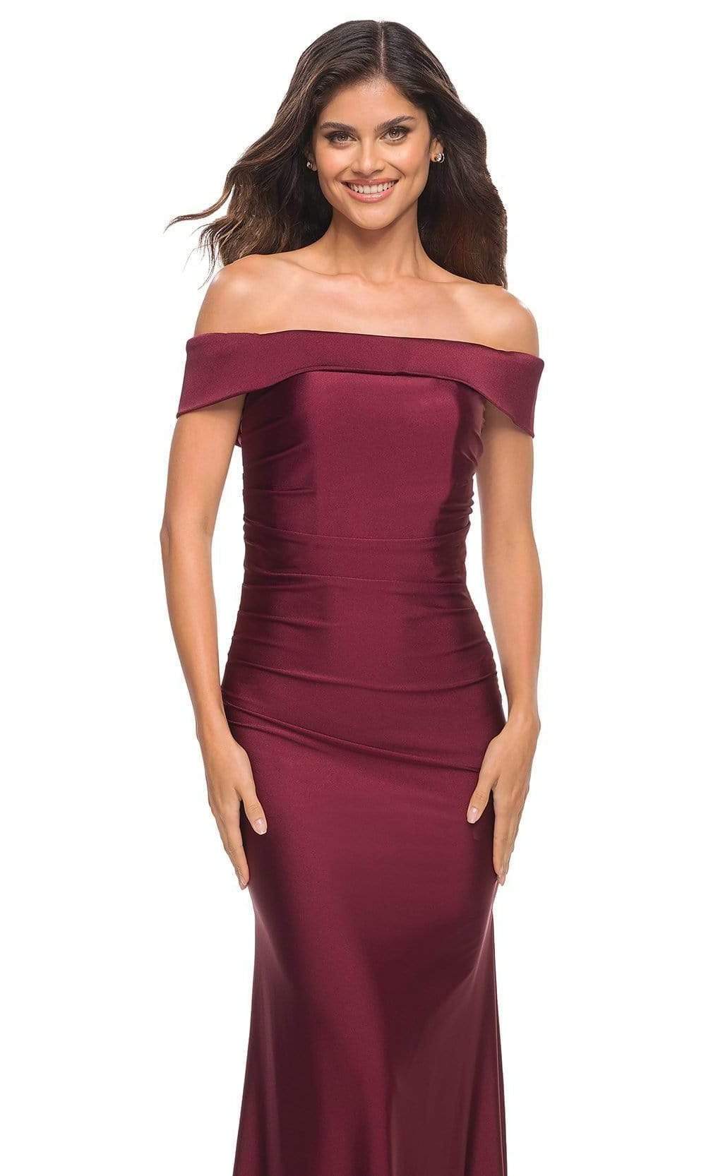 La Femme - 30422 Off Shoulder Sheath Dress Special Occasion Dress