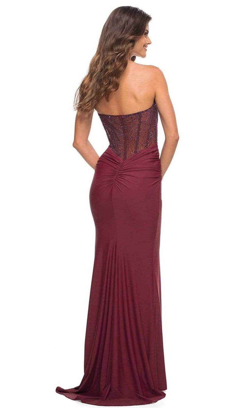 La Femme - 30476 Sweetheart Corset Long Gown Evening Dresses