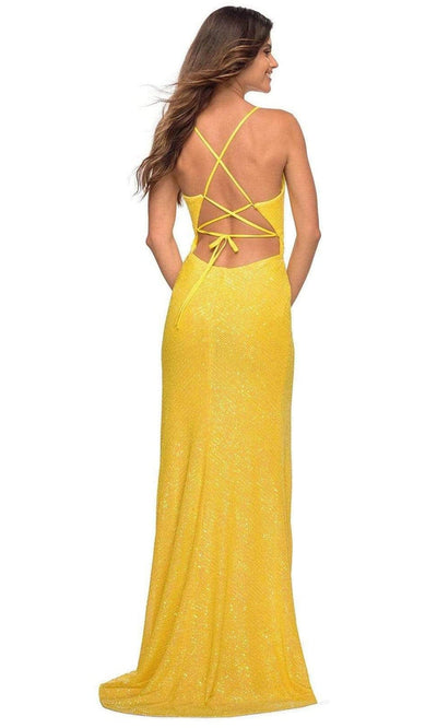 La Femme - 30629 Shiny Sequin-Showered Dress Prom Dresses