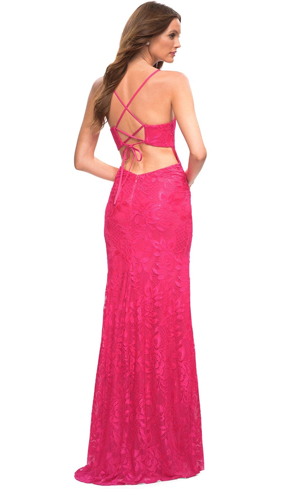 La Femme 30686 - Floral Sheath Evening Dress Special Occasion Dress